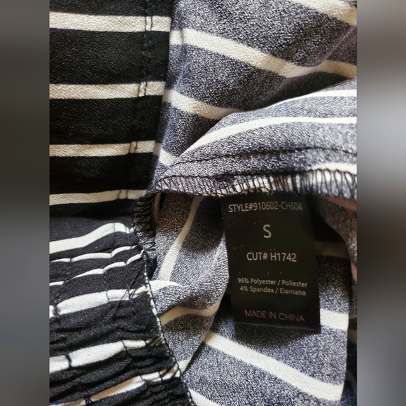 Black & White Striped Jumpsuit - Picture 6 of 6